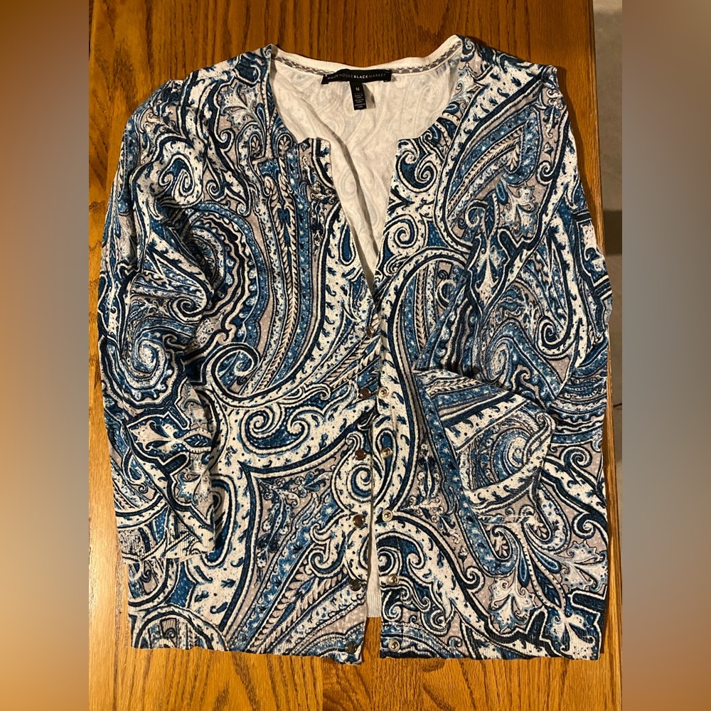 White House Black Market cardigan sweater medium